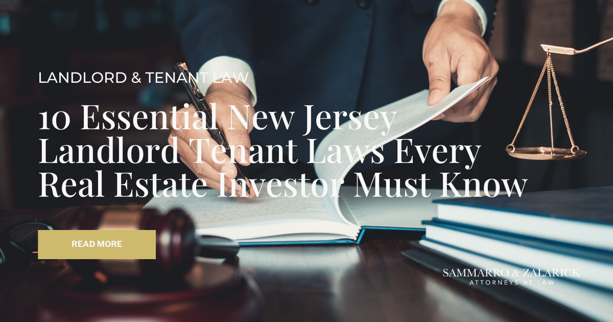 10 Essential New Jersey Landlord Tenant Laws 10 Essential New Jersey Landlord Tenant Laws