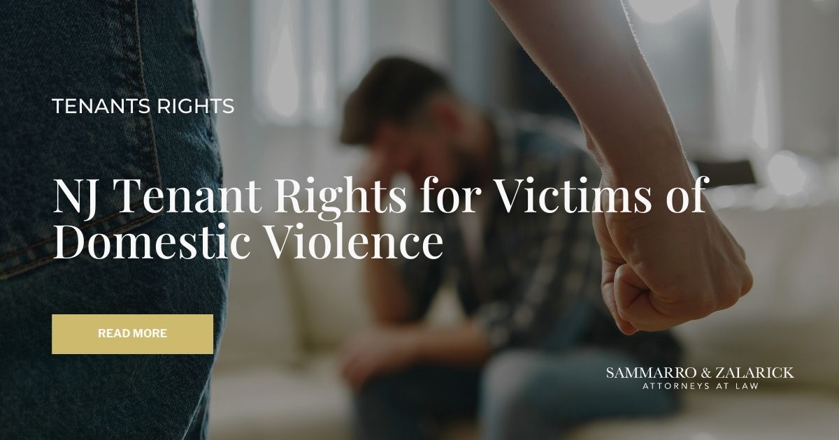 NJ Tenant Rights for Victims of Domestic Violence